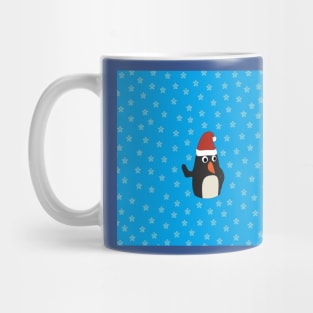 Merry Christmas Penguin Snow Mug